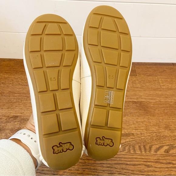 NWOT Coach | Women’s White Pebbled Leather Mavis Driving Loafer Size 6.5 - Picture 8 of 12